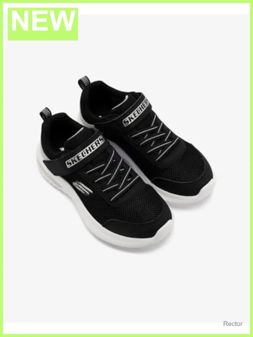 Boys Lightweight Mesh Sneakers Hook and Loop Athletic Walking Shoes